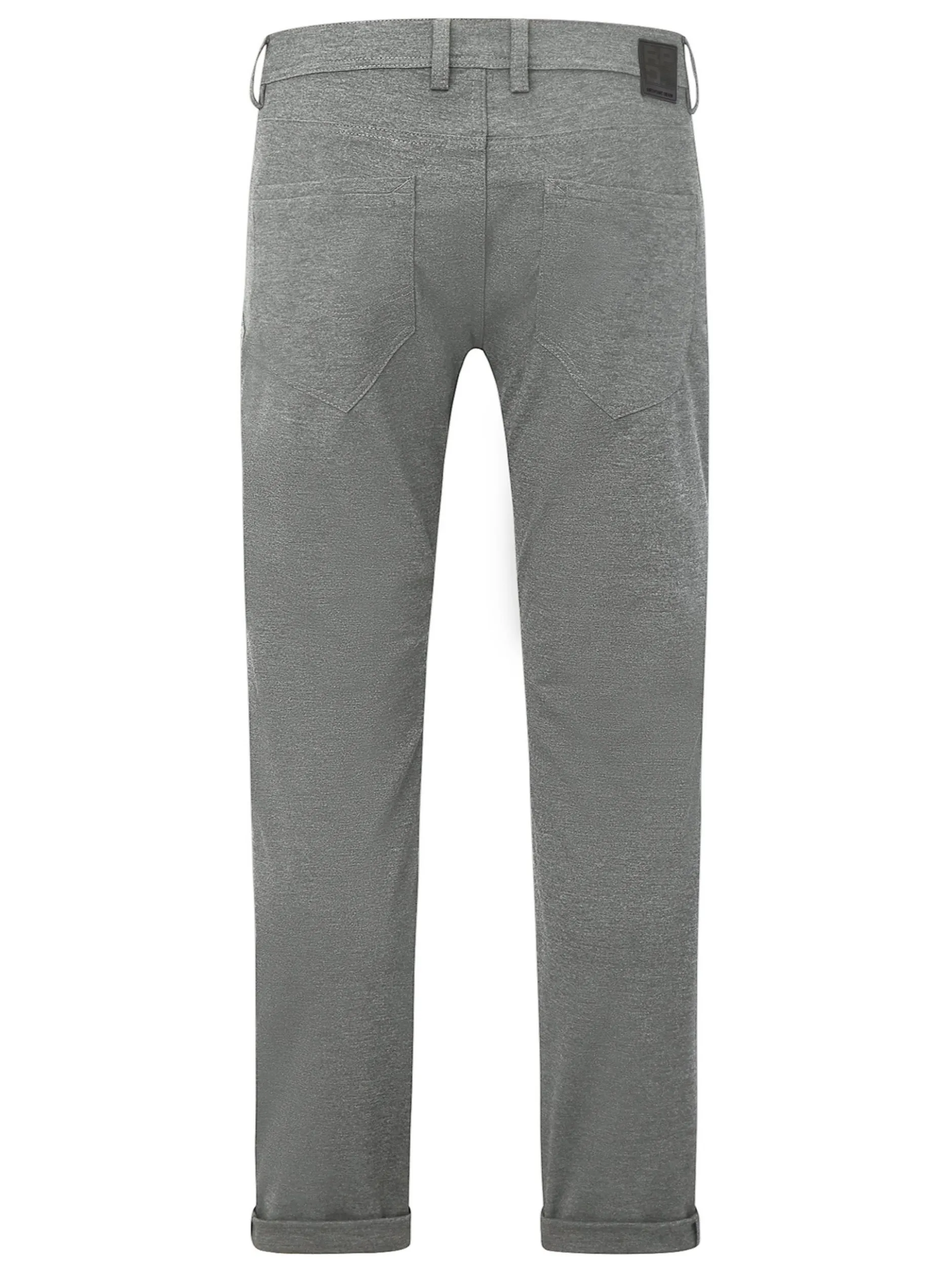 Redpoint Herren 5-Pocket Hose - Kanata Slim Fit in grau