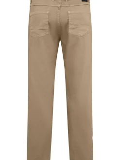 Redpoint Herren 5-Pocket Hose - Milton Straight Fit in beige