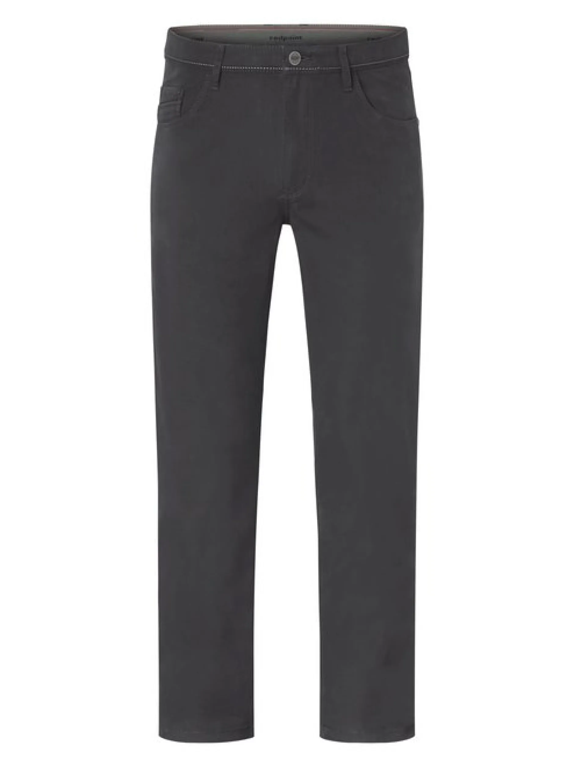 Redpoint Herren 5-Pocket Hose - MILTON Straight Fit in schwarz