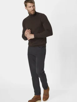 Redpoint Herren 5-Pocket Hose - MILTON Straight Fit in schwarz