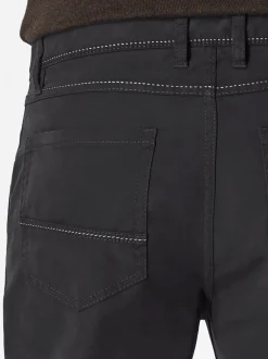 Redpoint Herren 5-Pocket Hose - MILTON Straight Fit in schwarz