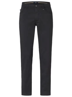 Redpoint Herren 5-Pocket Hose - MILTON Straight Fit in schwarz