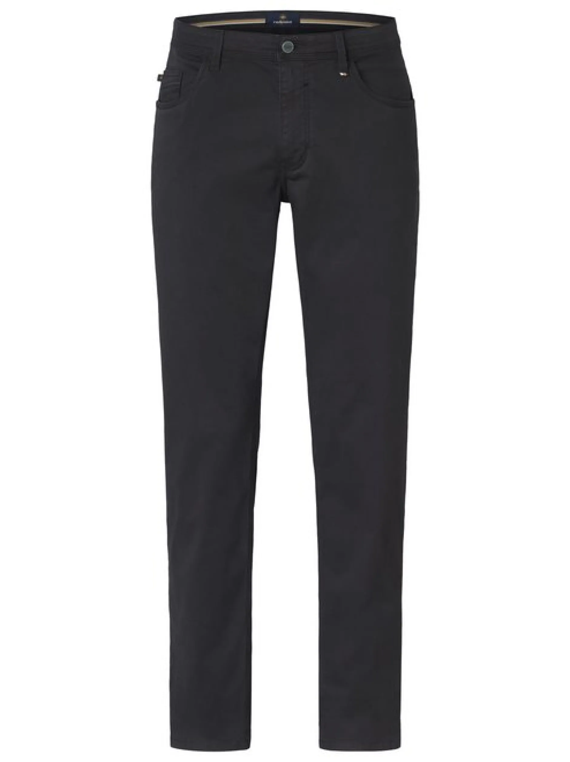 Redpoint Herren 5-Pocket Hose - MILTON Straight Fit in schwarz