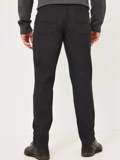 Redpoint Herren 5-Pocket Hose - MILTON Straight Fit in anthrazit