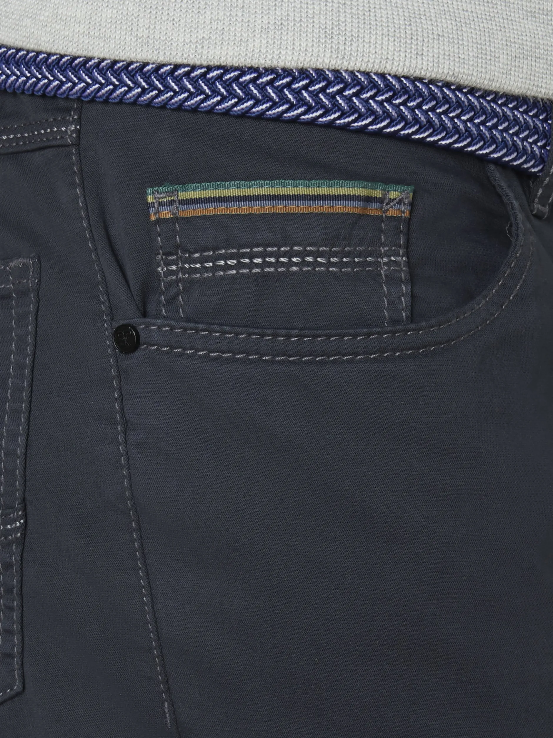 Redpoint Herren 5-Pocket Hose - MILTON Straight Fit in marine