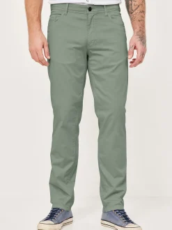 Redpoint Herren 5-Pocket Hose - MILTON Straight Fit in grün