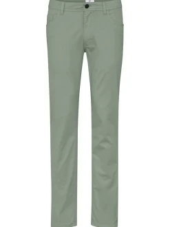 Redpoint Herren 5-Pocket Hose - MILTON Straight Fit in grün