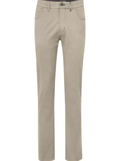 Redpoint Herren 5-Pocket Hose - MONTREAL Straight Fit in kitt