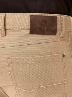 Redpoint Herren 5-Pocket Hose - MONTREAL Straight Fit in beige