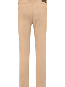 Redpoint Herren 5-Pocket Hose - MONTREAL Straight Fit in beige