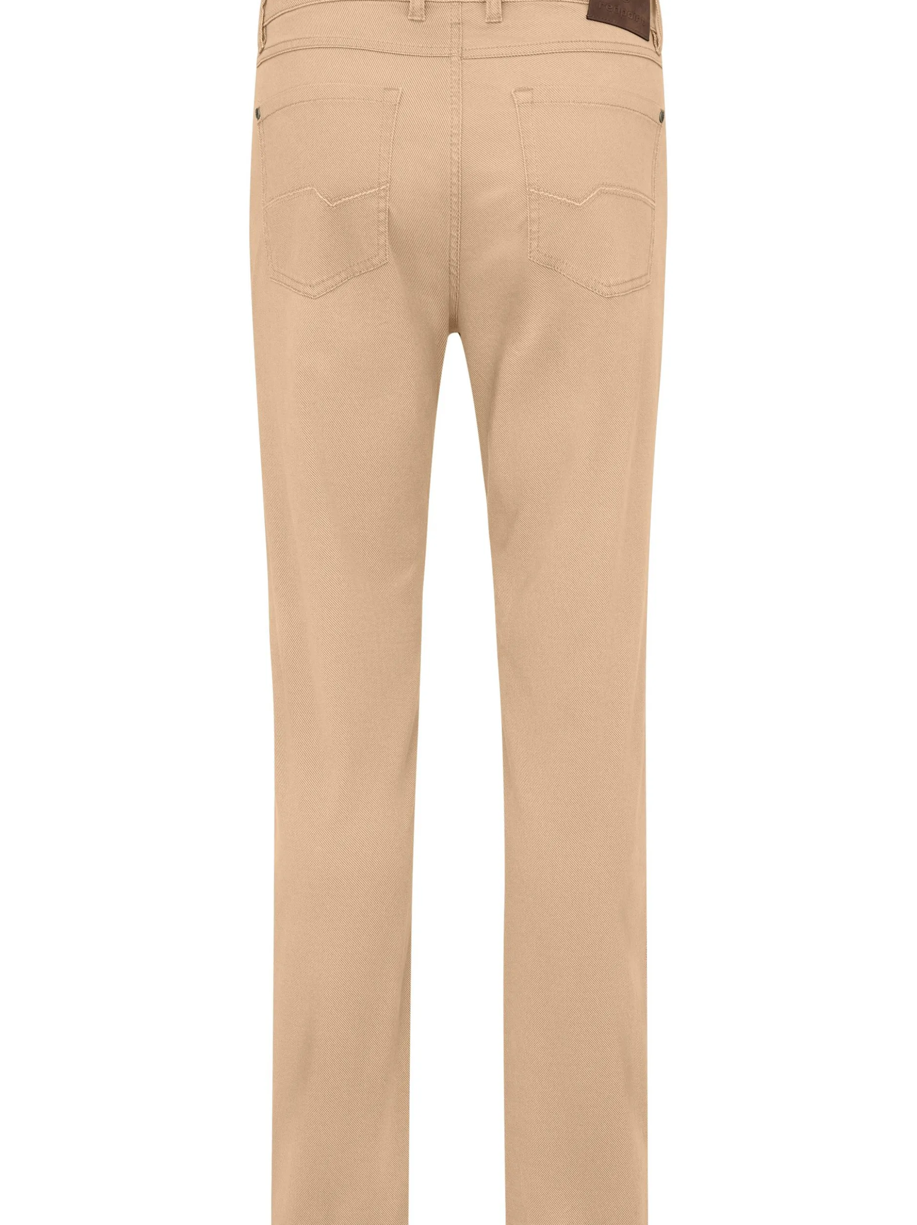 Redpoint Herren 5-Pocket Hose - MONTREAL Straight Fit in beige