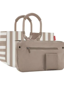 reisenthel Damen Einkaufstasche - loopshopper M in beige weiß