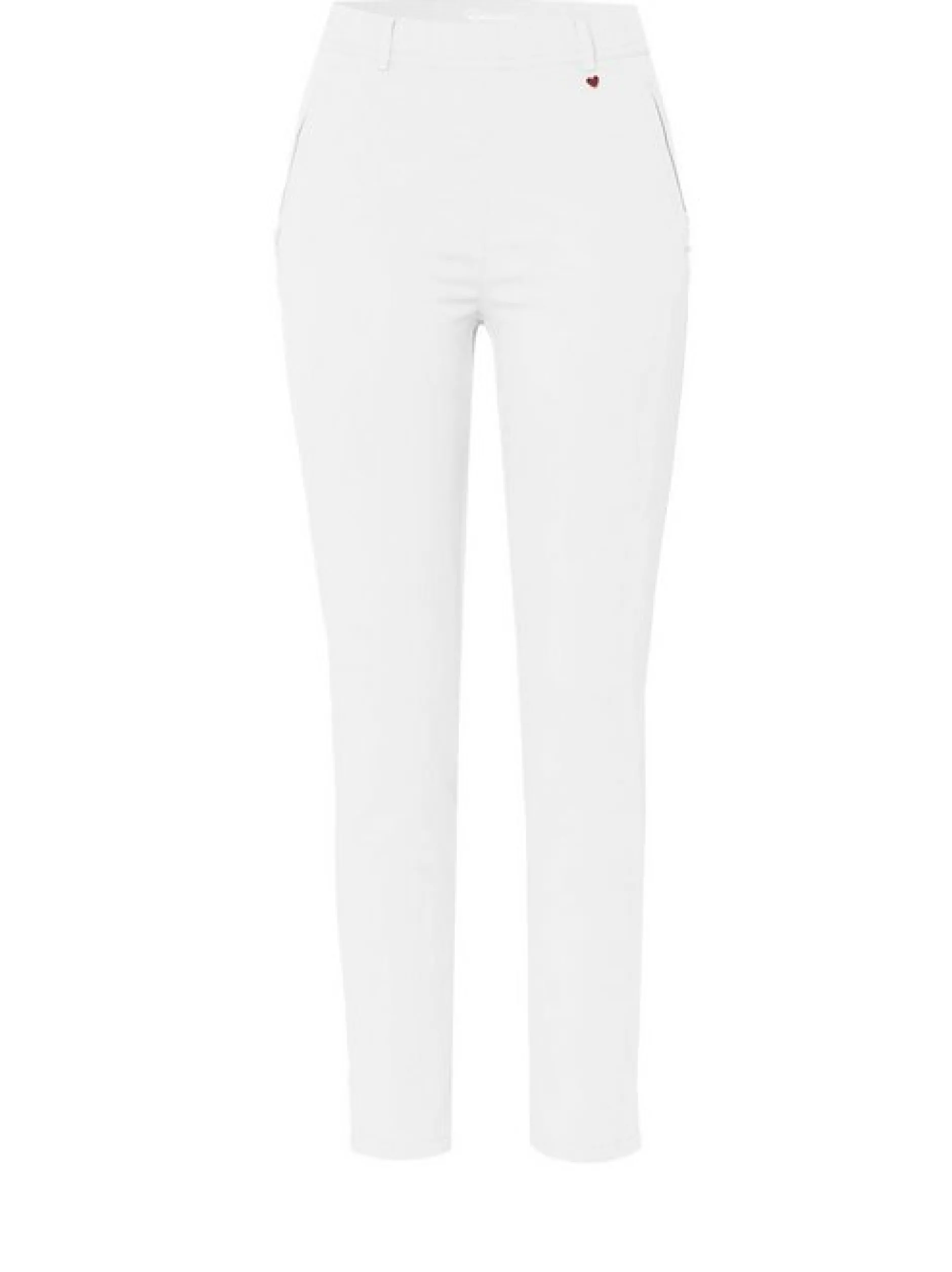 Relaxed Damen Hose - Alice Slim 7/8 in weiß