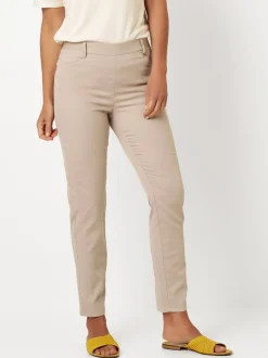 Relaxed Damen Hose - Alice Slim 7/8 in beige