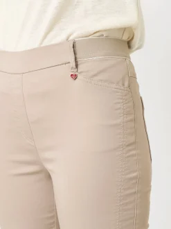 Relaxed Damen Hose - Alice Slim 7/8 in beige