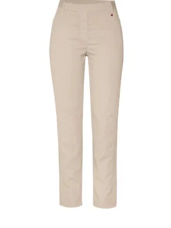 Relaxed Damen Hose - Alice Slim 7/8 in beige