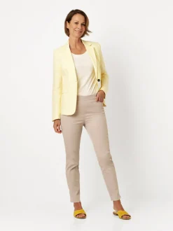 Relaxed Damen Hose - Alice Slim 7/8 in beige