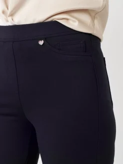 Relaxed Damen Hose - Alice Slim in blau - Länge: lang