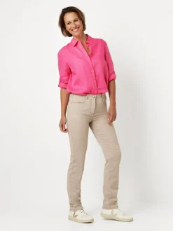 Relaxed Damen Hose - Meine beste Freundin Slim in sand