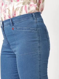 Relaxed Damen Hose - Meine beste Freundin 3/4 in blau