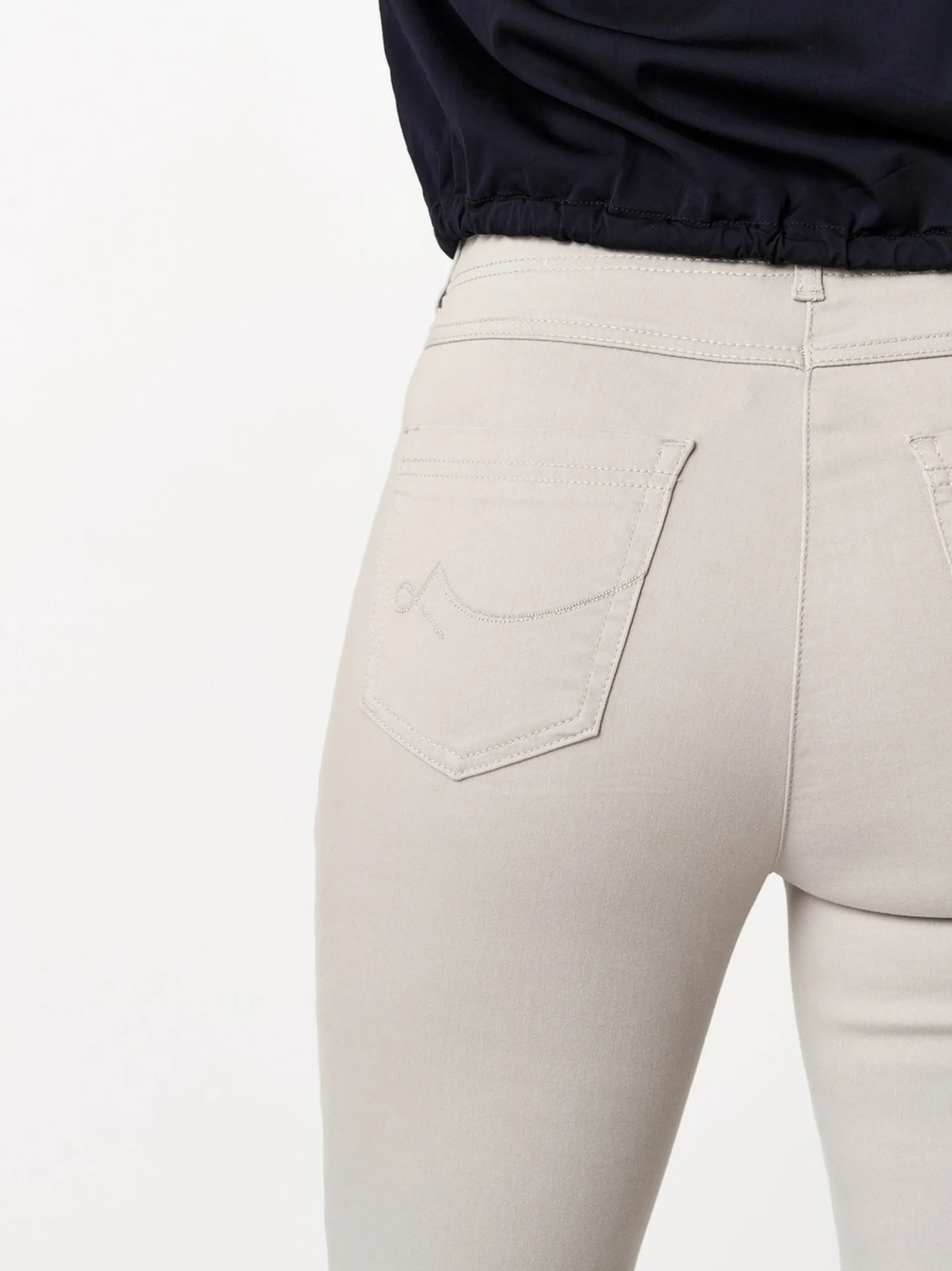 Relaxed Damen Hose - Meine beste Freundin Slim in grau