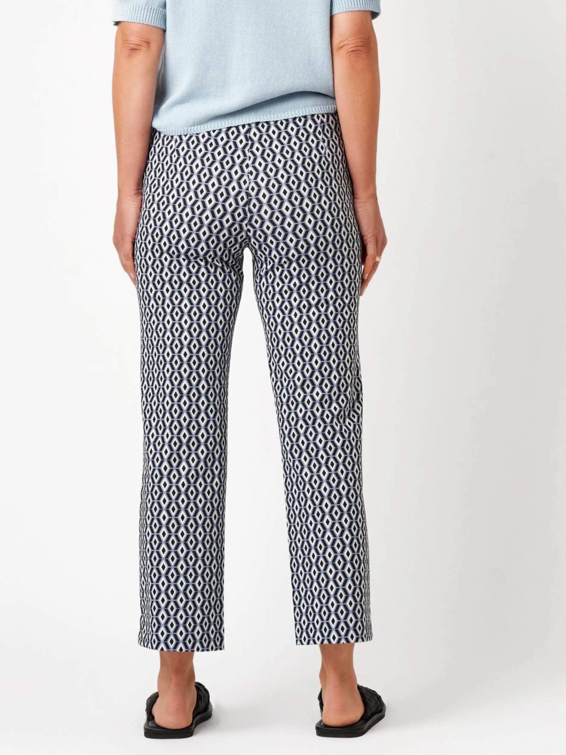 Relaxed Damen Hose - Scarlet 3/4 in mehrfarbig