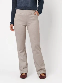 Relaxed Damen Hose - Scarlet Wide in beige - Länge: lang