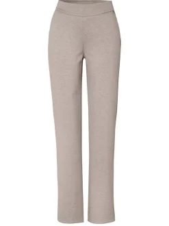 Relaxed Damen Hose - Scarlet Wide in beige - Länge: lang