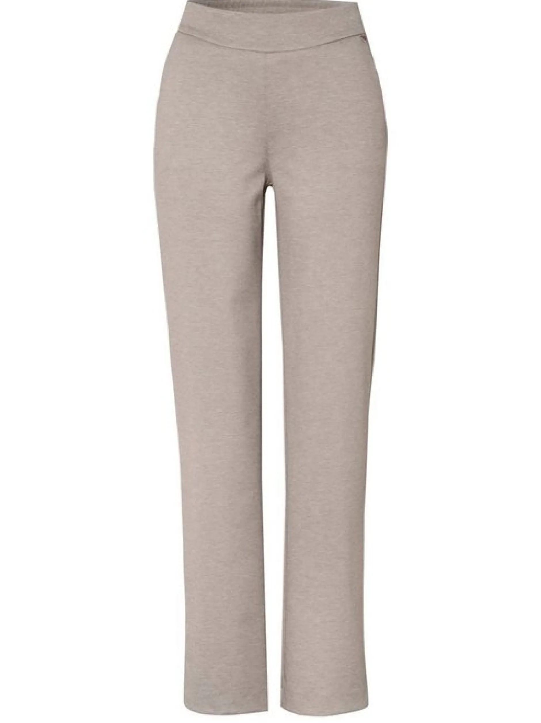 Relaxed Damen Hose - Scarlet Wide in beige - Länge: lang