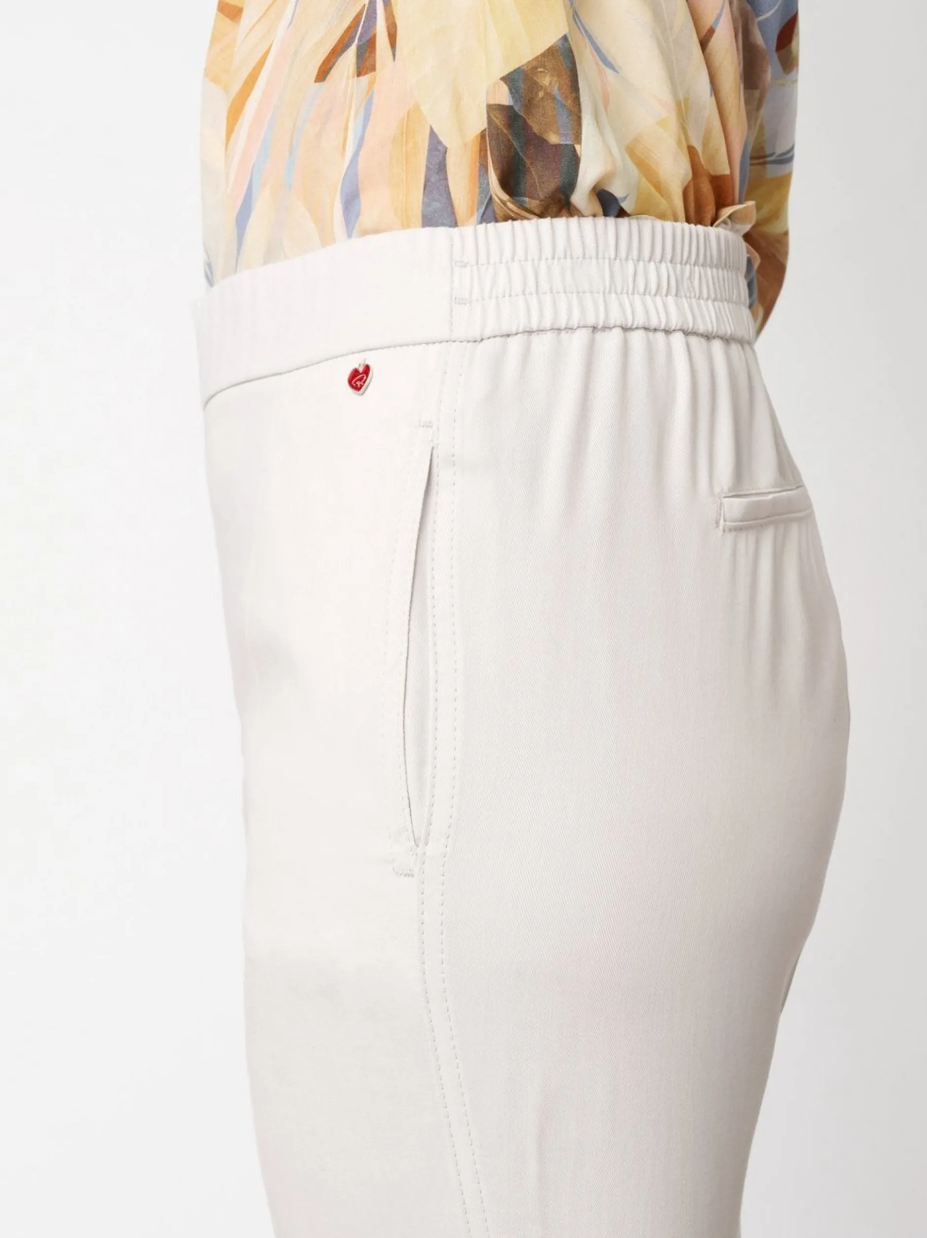 Relaxed Damen Hose - Scarlet Wide in hellgrau
