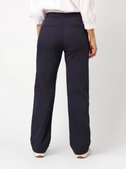Relaxed Damen Hose - Scarlet Wide in blau - Länge: lang