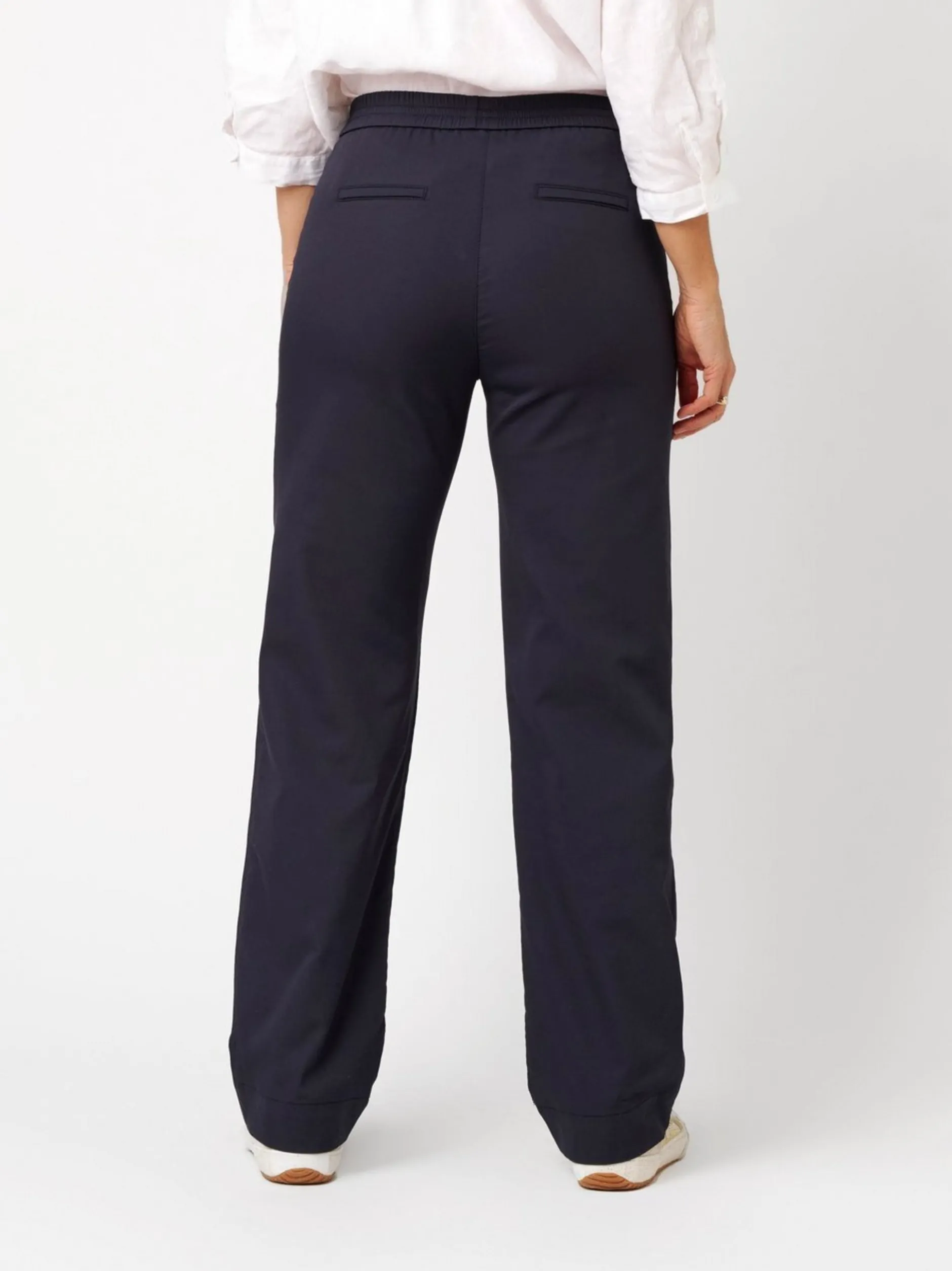 Relaxed Damen Hose - Scarlet Wide in blau - Länge: lang