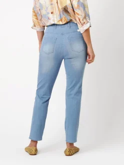 Relaxed Damen Jeans - Alice Slim 7/8 in blau