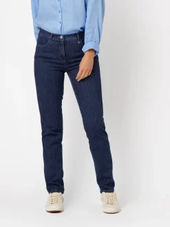 Relaxed Damen Jeans - Meine beste Freundin Slim in blau