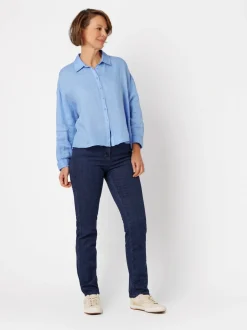Relaxed Damen Jeans - Meine beste Freundin Slim in blau