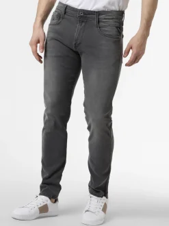 Replay Herren Hose - Anbass in grau - Länge: lang