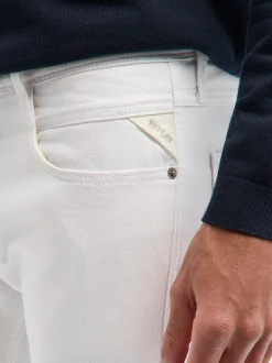 Replay Herren Jeans Slim Fit - Anbass in weiß