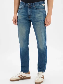 Replay Herren Slim Fit Jeans - Neaal in blue stone