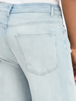 Rich & Royal Damen Jeans-Culotte in bleached