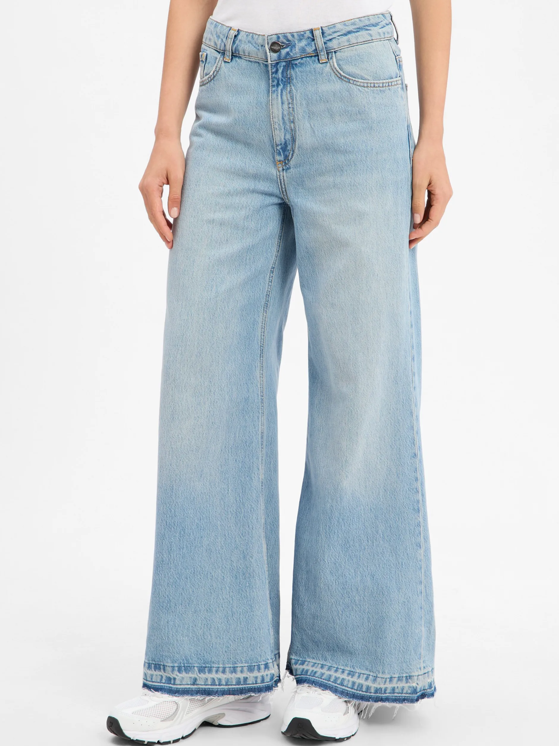 Rich & Royal Damen Jeans in light stone - Länge: lang