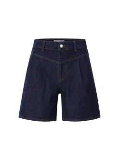 Rich & Royal Damen Jeans-Shorts in marine - Länge: kurz