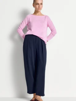 Rich & Royal Damen Langarmshirt in rosa - Ärmel: langarm