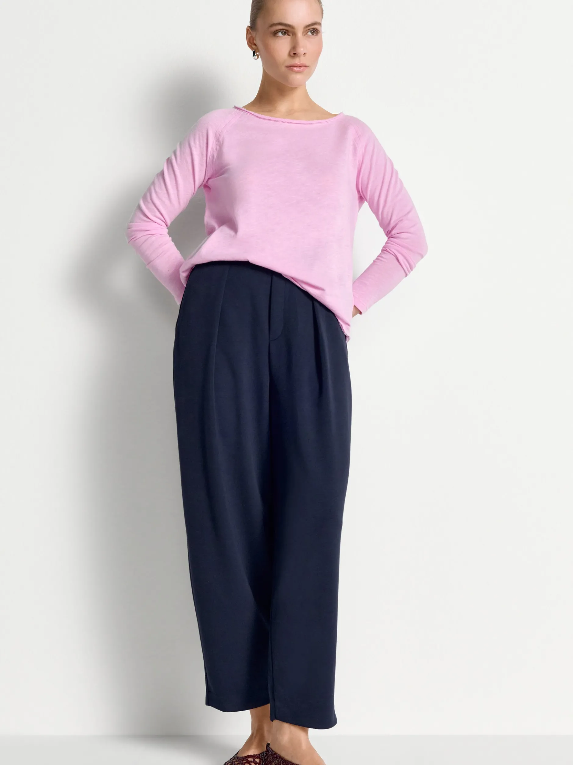 Rich & Royal Damen Langarmshirt in rosa - Ärmel: langarm