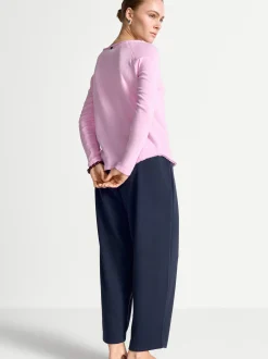 Rich & Royal Damen Langarmshirt in rosa - Ärmel: langarm
