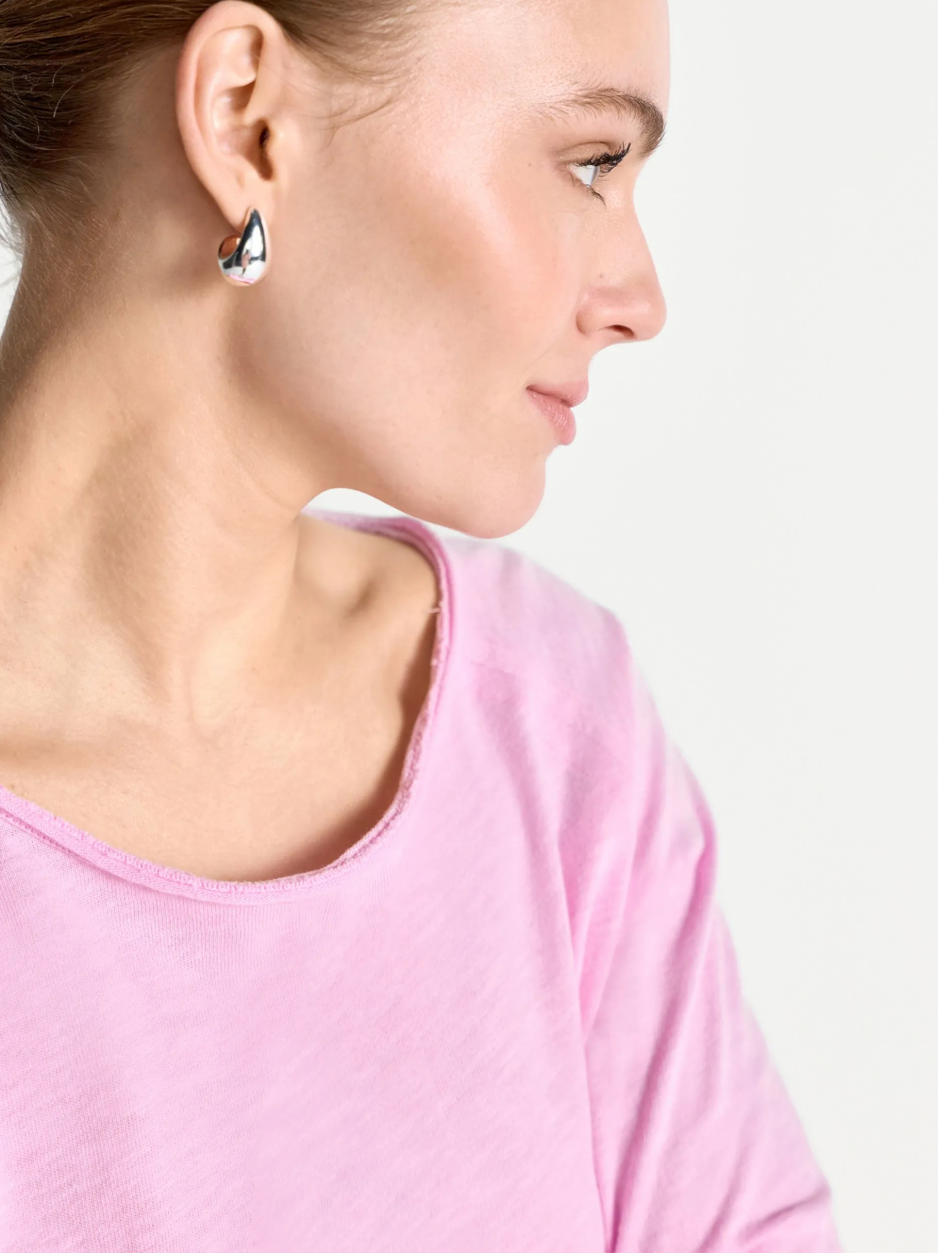 Rich & Royal Damen Langarmshirt in rosa - Ärmel: langarm