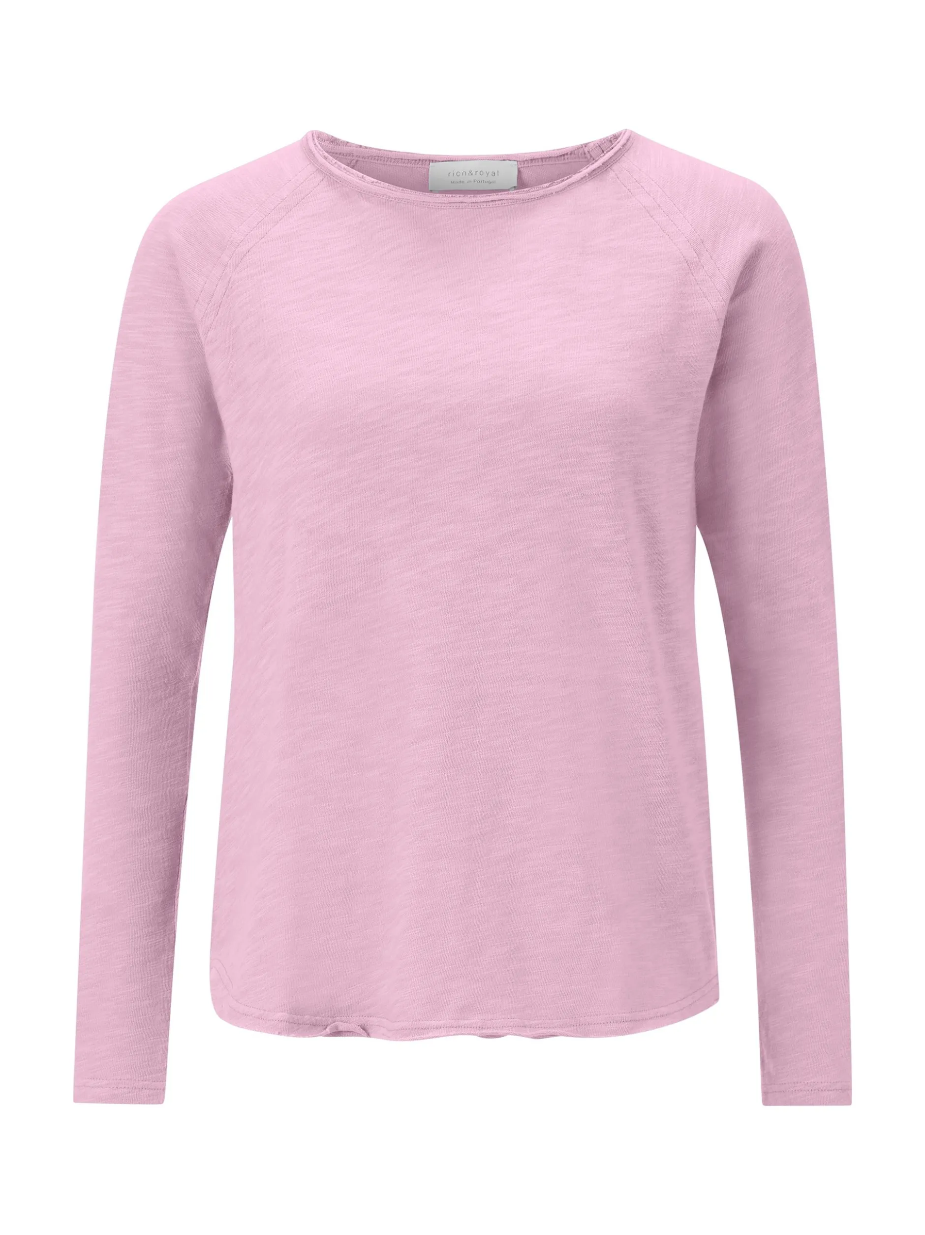 Rich & Royal Damen Langarmshirt in rosa - Ärmel: langarm