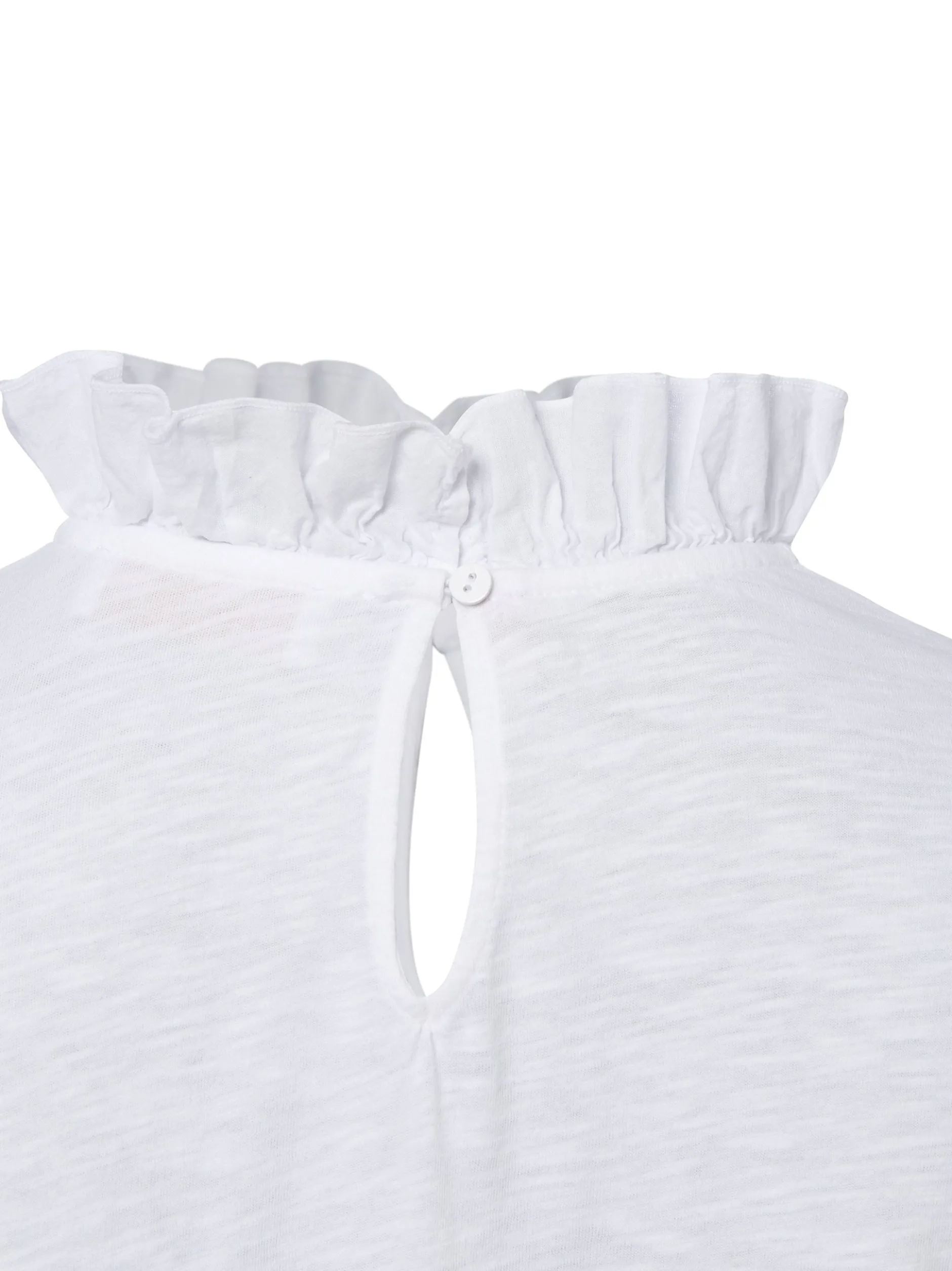 Rich & Royal Damen Langarmshirt in weiß - Ärmel: langarm