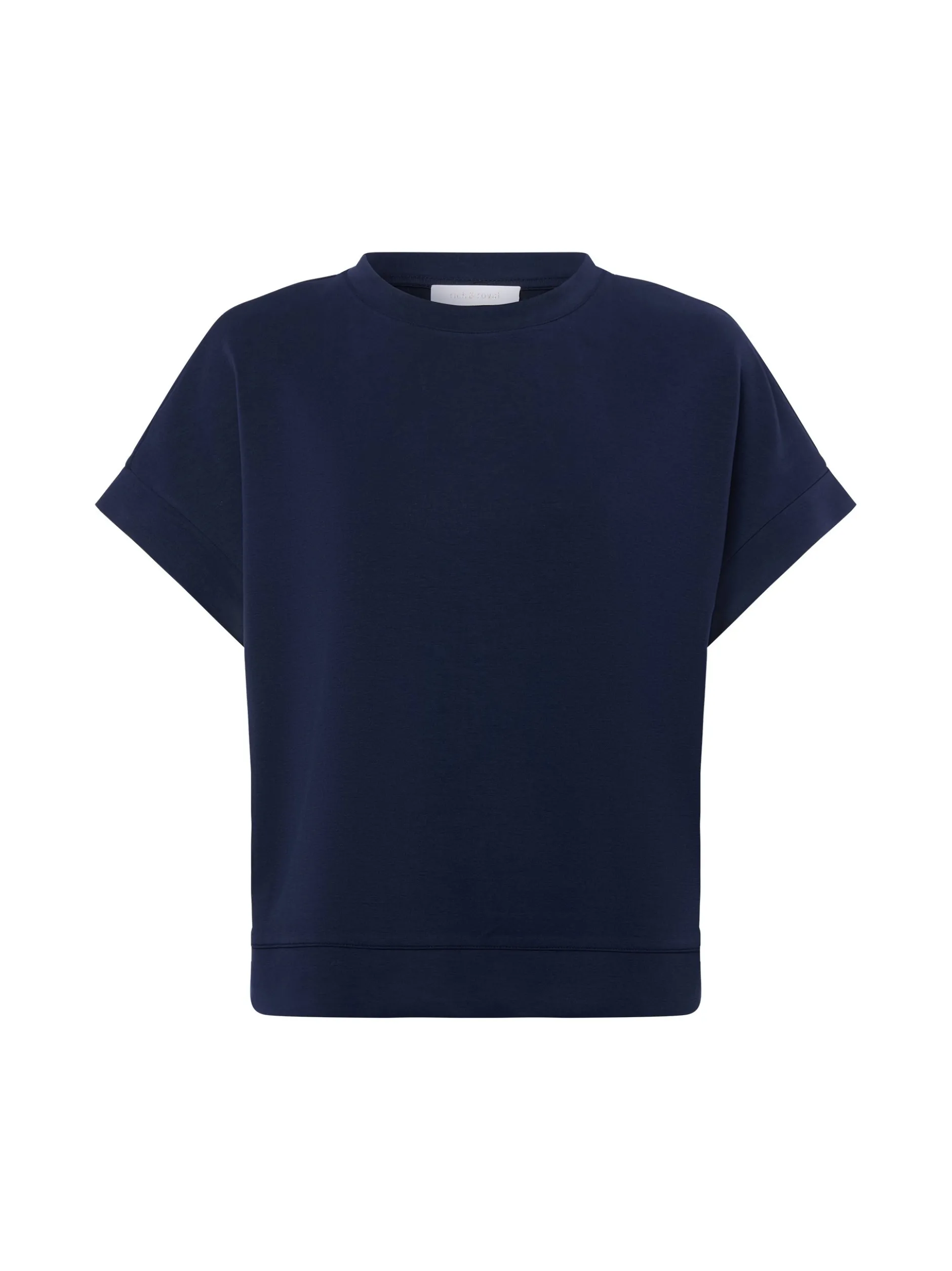 Rich & Royal Damen Shirt in marine - Ärmel: kurzarm