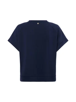 Rich & Royal Damen Shirt in marine - Ärmel: kurzarm
