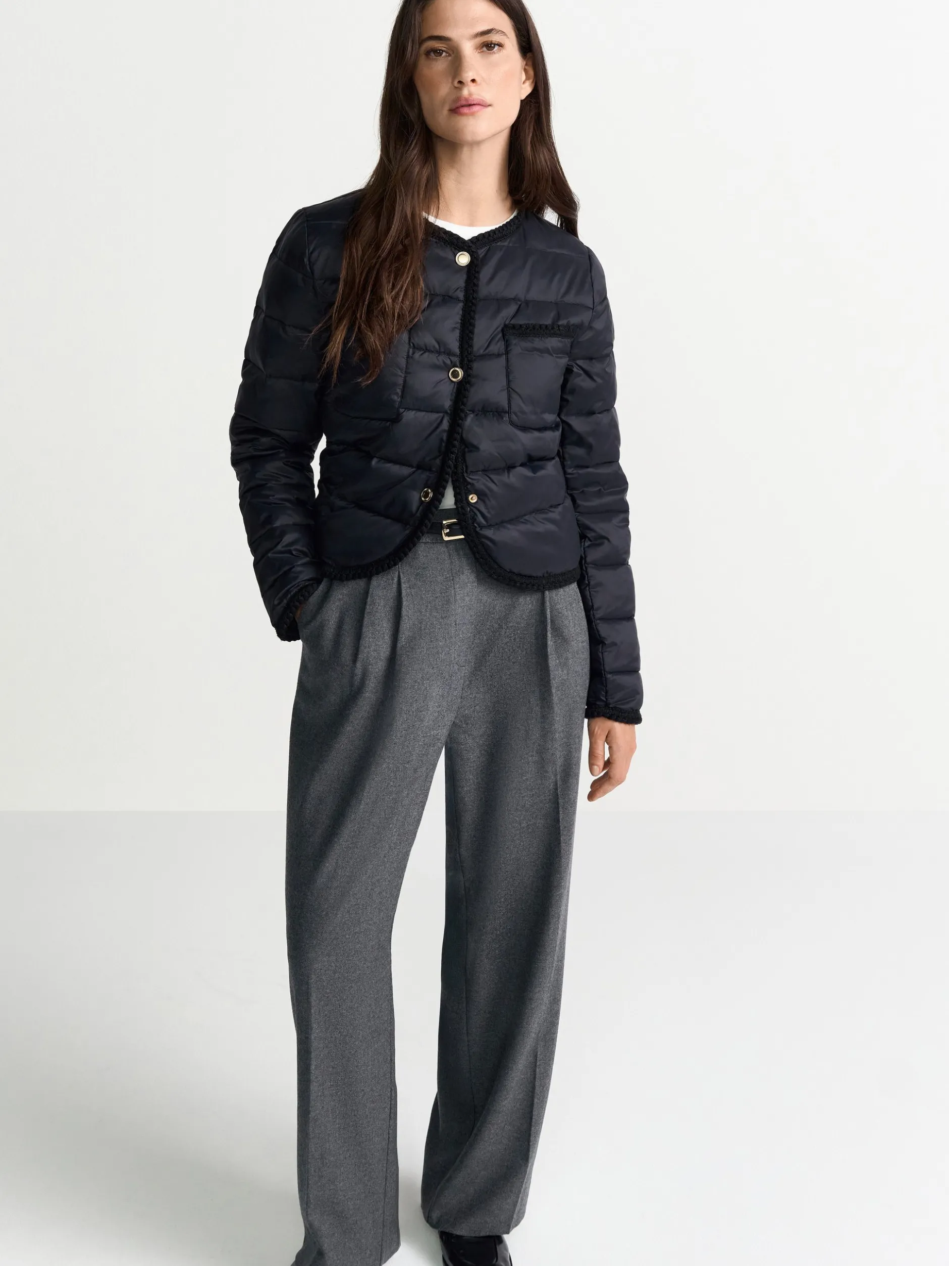 Rich & Royal Damen Steppjacke in schwarz